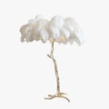 Lampa Fleur Lyx Fjäder/Målade Metall Vardagsrum