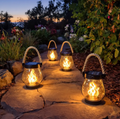 Ledsen™ SolarLantern: Solarenergiebetriebene LED-Flammenlicht-Solarleuchte im stilvollen Design