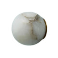 Alabaster Elegance Japandi Mini Orb Vägglampa