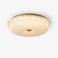 Halo Ceiling Lamp Wavy Glass