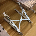 ALUMIPRO - Soporte de aluminio ajustable y plegable para portátil, accesorio de escritorio