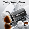 1+1 GRATIS | GlowMorph™ | Perfekt hy utan nyansletande | Smart foundation med borste