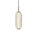 Elma Linjär Randig Glas LED Pendellampa