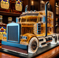 Semitrailer Whiskeyflaska