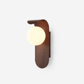 Exuro Wandleuchte aus Holz / Walnuss