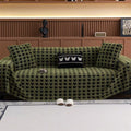 Cavalli Houndstooth Plyschsofföverdrag