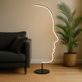 Ormono – Minimalistische LED-Gesichtsbodenlampe