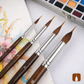 Detaljpensel Set | Fina Linjer & Precision | Trähandtag | PinPointPro