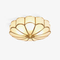 Ulira Deckenleuchte Blumenform Mattiertes Glas Messing