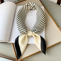 Sophia Silk Charm Rutig Scarf