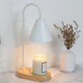 Dimbar Stearinljus Värmare Bordslampa Med Metallskärm