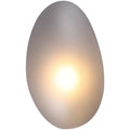 Fläckig Stenformad Glasvägglampa