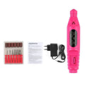 Set eléctrico de limas para uñas