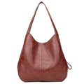 Large Capacity Faux Leather Bag