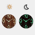 GlowTime – geräuscharme Wanduhr mit nachleuchtenden Ziffern