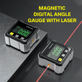 Globetrek° DigitalInclinometer: Digital magnetisk laserhældningsmåler til sider