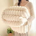 StripeEase Plaid – ultr weiche Fleecedecke mit elastischen Streifen
