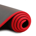 Extra tjock yogamatta med halkfri ribbad struktur för yoga och fitness