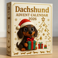 Hundeadventskalender-gavesæt med samlefigurer