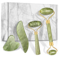 RollPro | Juego de rodillos faciales Jade Gua Sha (4 piezas)