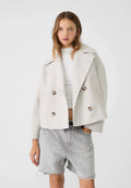 Elegante Damenjacke mit Doppelknopfleiste und leichter, lockerer Passform
