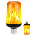 LED-FLAMMELYS-FESTLAMPE - 4 TILSTANDE, DER SIMULERER ILD