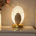 Moderne og luksuriøs påfuglebordlampe - PeacockLuxe