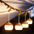 Retro-Campinglaterne mit USB-aufladbarem Licht - CampGlow