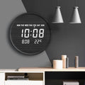 Skandinavisk Digital Väckarklocka Med LED-display Och USB-ström