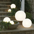 Moderne PE-Kugel Außen Gartenbeleuchtung LED Wiederaufladbar