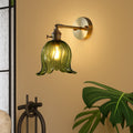 Lámpara de pared vintage Blomma de vidrio